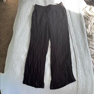 Prana Black Wide Leg Jumpsuit with Flowing Silhouette